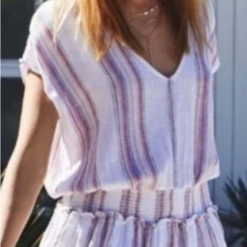 Revolve Lucca Havana Striped Mini Dress